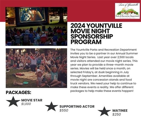 Movies in the Park Sponsorship