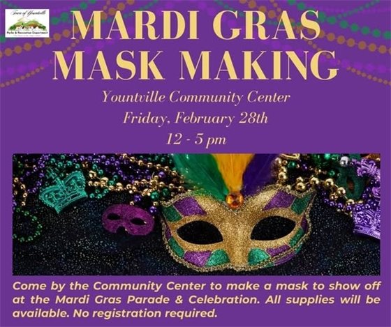 Mardi Gras Mask Making