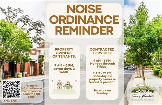 Noise Ordinance Reminder