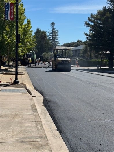 Washington Street paving project