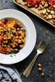 Late-Summer Ratatouille with Chickpeas