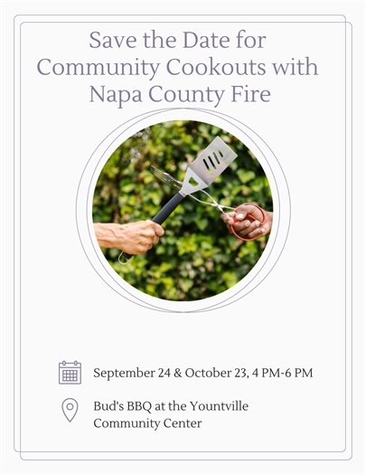 SAVE THE dATE COMMUNITY COOKOUT
