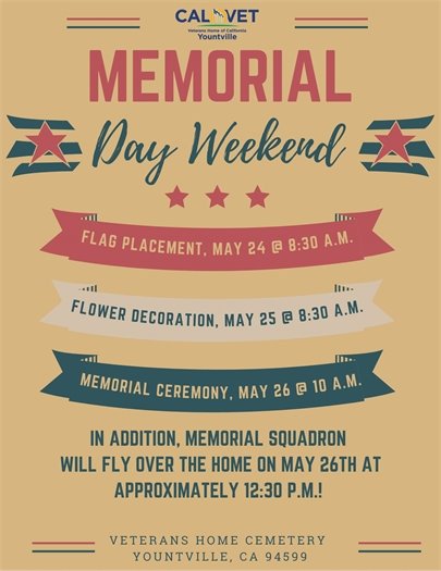 Memorial Day at Vets Home