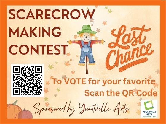 Last chance to vote for the scarecrow contest