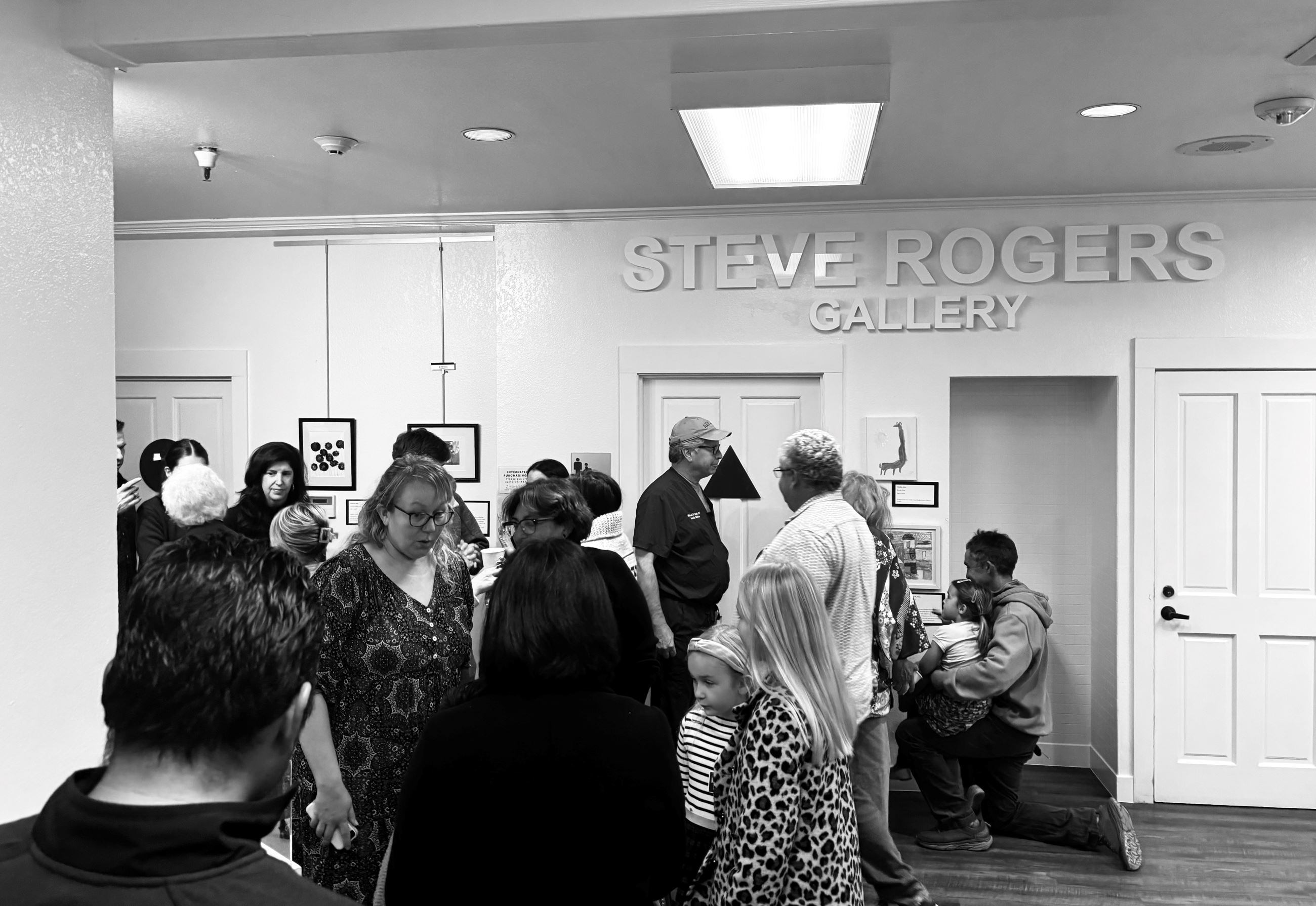 Steve Rogers Gallery black and white image